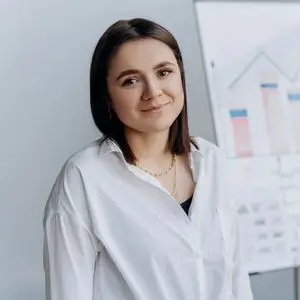 Ученица на онлайн-занятии английского